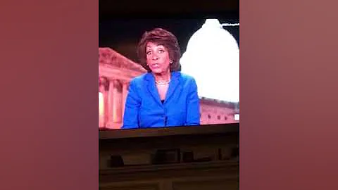 Maxine Waters 2018 state of the union rebuttal