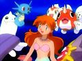 Pokemon Misty Dances with Starmie and Horsea after getting back to the gym