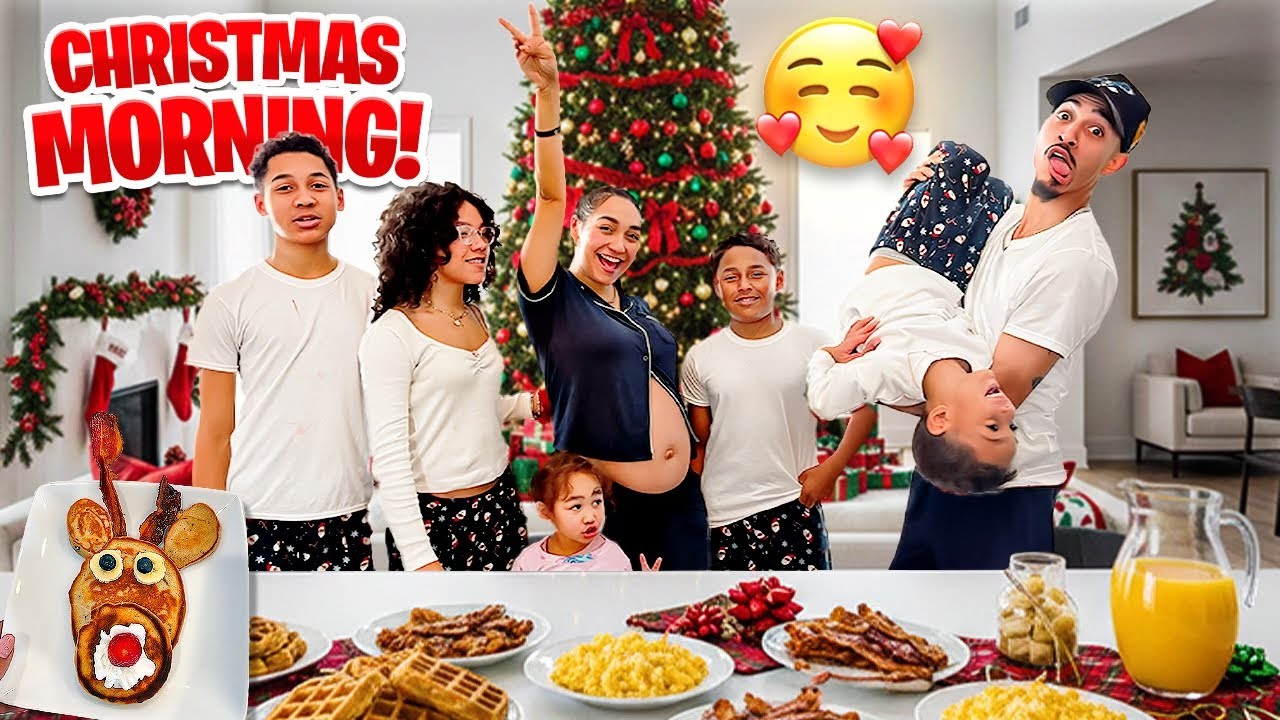 Рождественское утро в кругу семьи 🎄🎁 | Подарки и завтрак!