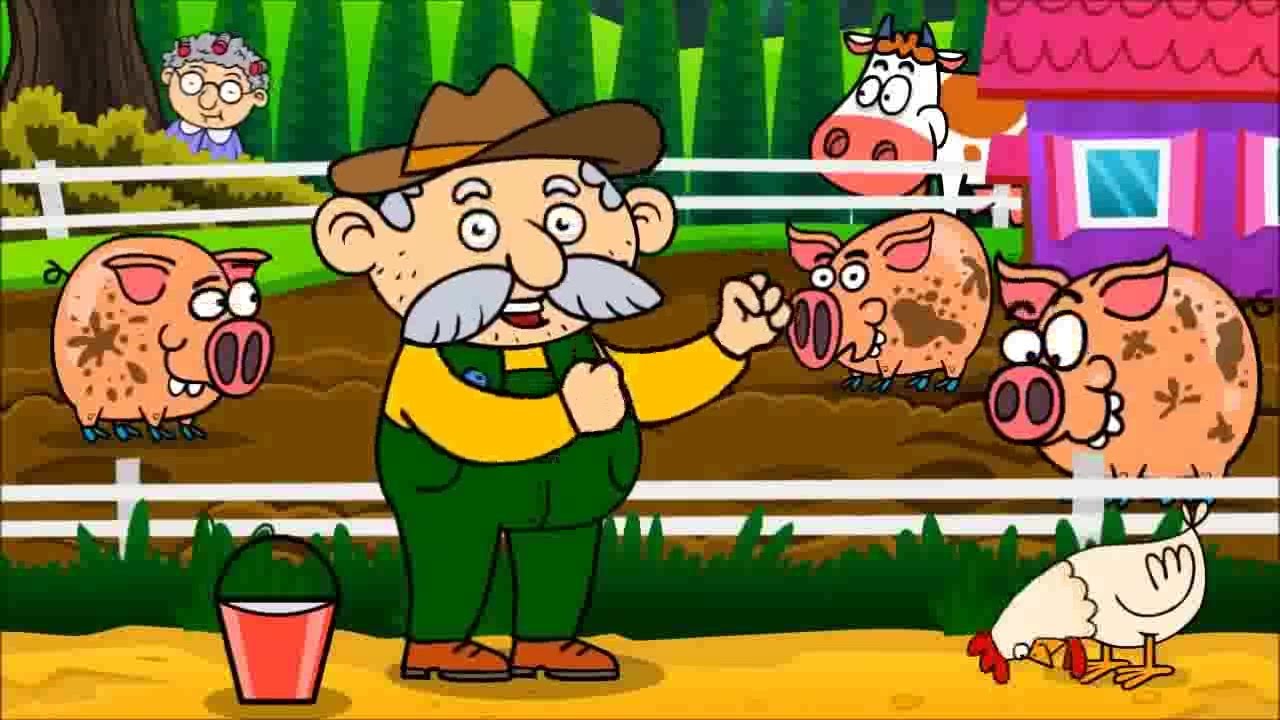 Dziadek fajną farmę miał (Piosenka dla dzieci) - YouTube