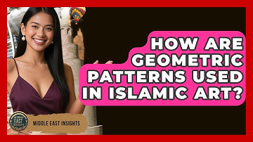 How Are Geometric Patterns Used In Islamic Art? - Middle East Insights