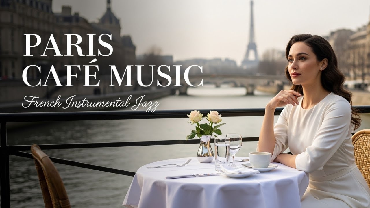 Quiet Evening in Paris 🌙 French Jazz Instrumental | Cozy Café Ambience