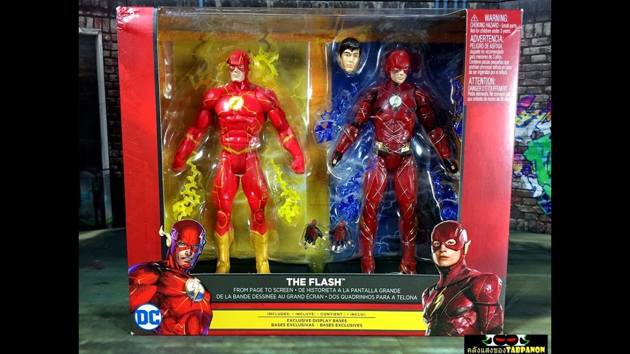 [Review] Mattel DCM The Flash Page to Screen 2 Pack - YouTube