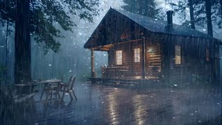 Heavy Rain Sound for Sleeping ,Instantly Fall Asleep With Rain And Thunder Sound At Night,Relax,ASMR