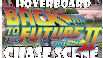 Back to the Future Part 2 - Hover Board Chase Scene HD
