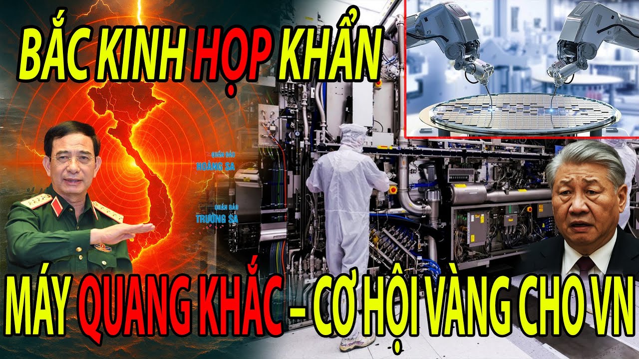 TQ Ăn Cắp Máy Quang Khắc Bị Chặn Đứng – Tham Vọng Vũ Khí Công Nghệ Gãy Gánh, VN Nắm Thời Cơ Vàng