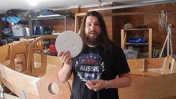 Building a SCAMP part 049 - Inspection ports and Cockpit Sole Gluing