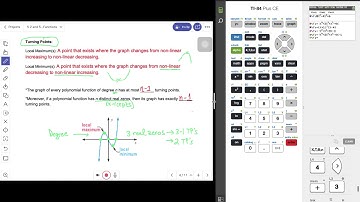 5.2 AND 5.8 Graphing Polynomial Functions