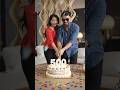 Surprise! Nikita Aur Ashish Ke 500 Subscribers Complete 🎉 | Cake Cutting Celebration ❤️