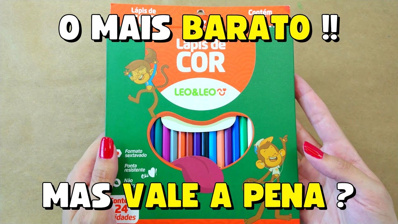 Lápis de Cor LEO & LEO 24 CORES