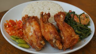 RESEP AYAM GORENG BAWANGPUTIH ENAK DAN GURIH | PAKET BEKAL SUAMI KERJA