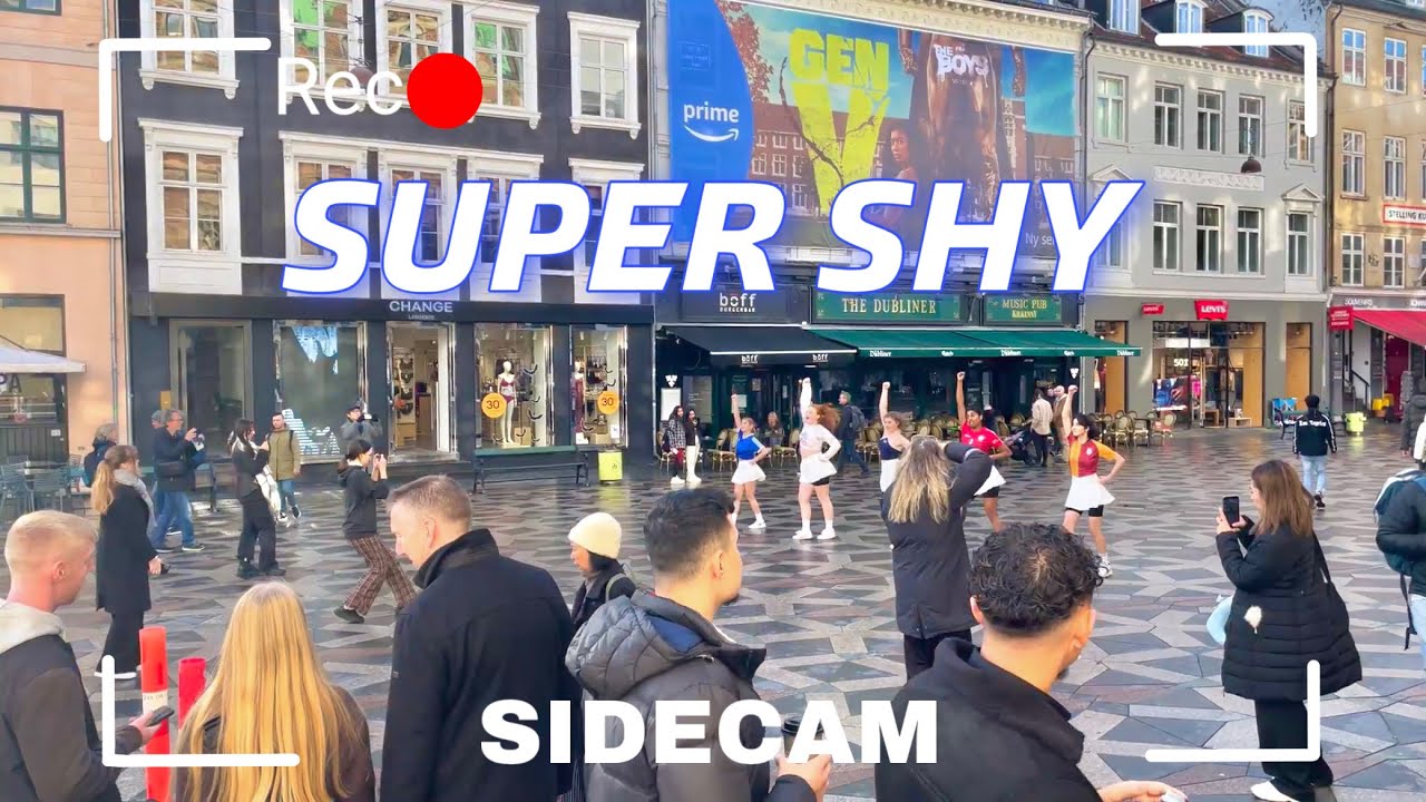 KPOP IN PUBLIC SIDECAM Super Shy   New Jeans  Dance Cover from Denmark  CODE9 DANCE CREW
