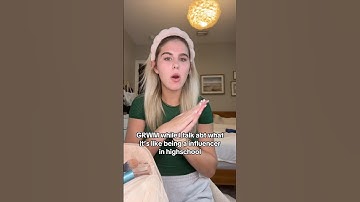 GRWM WHILE I TALK ABT BEING A INFLUENCER IN HIGHSCHOOLLL #grwm