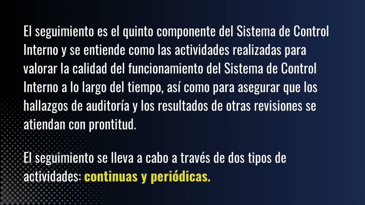 Video16 Curso Sistema de Control Interno