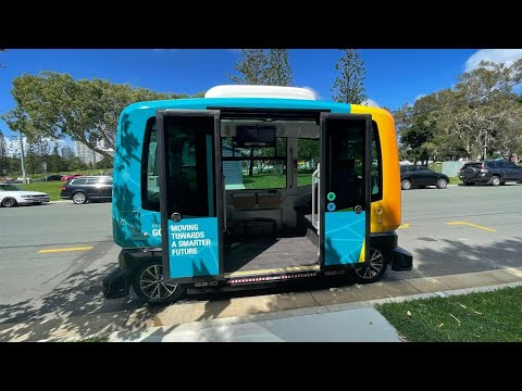 Driverless bus trial at Main Beach