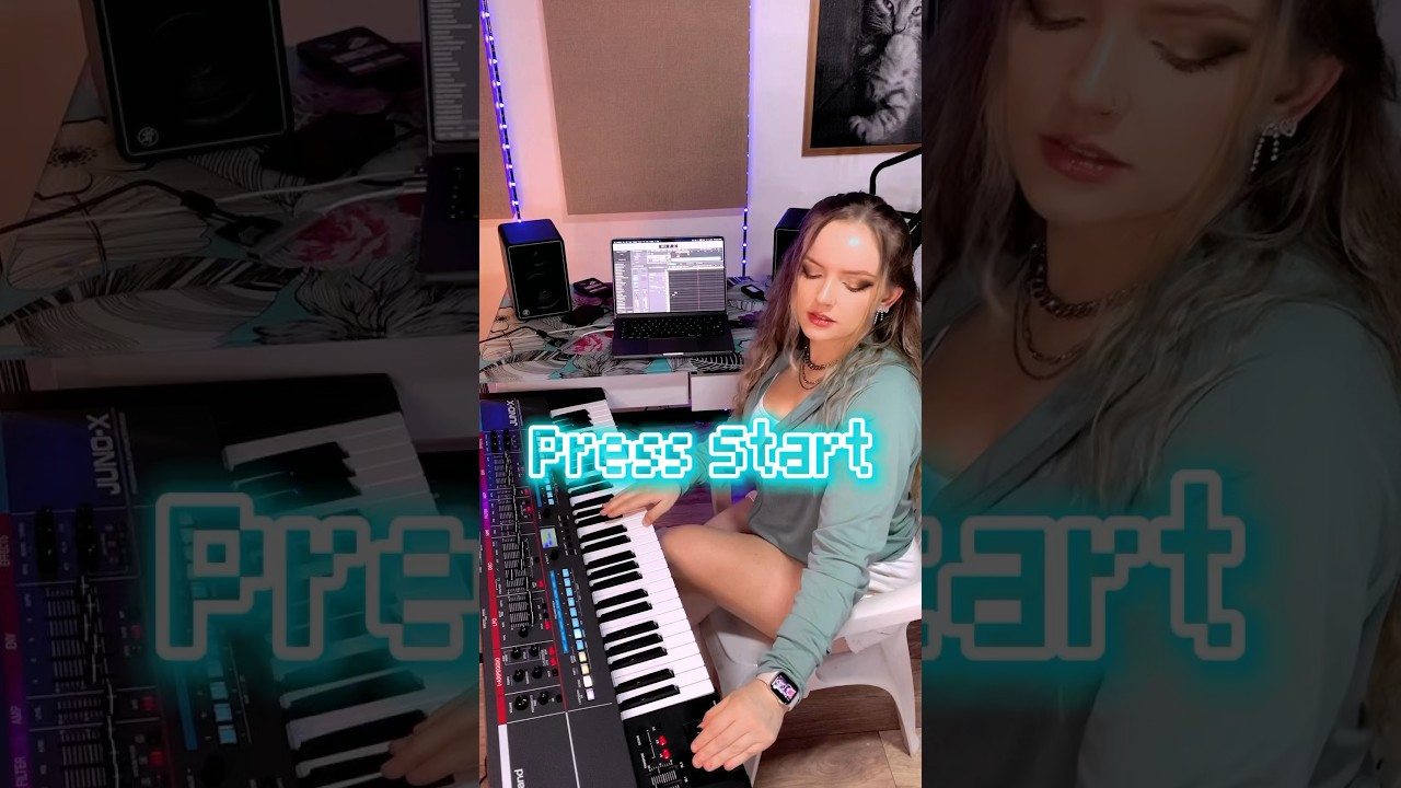 New single “Press Start” 👾🎮🎹 