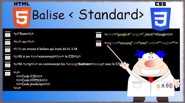 HTML5 / CSS3 - 06 - Balise standard