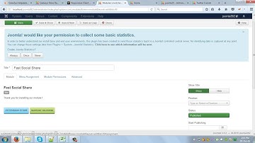 Fast Social Share Joomla Module