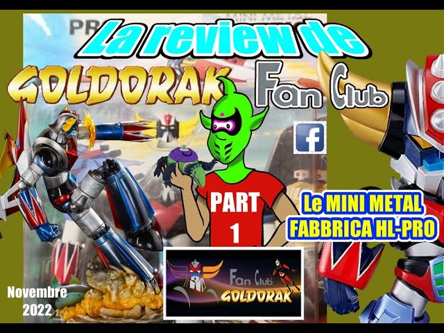 Goldorak HL-Pro : Mini Metal Fabbrica - Version Retro - Collection