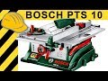 FINGER WEG? BOSCH PTS 10 TISCHKREISSÄGE TEST | WERKZEUG NEWS