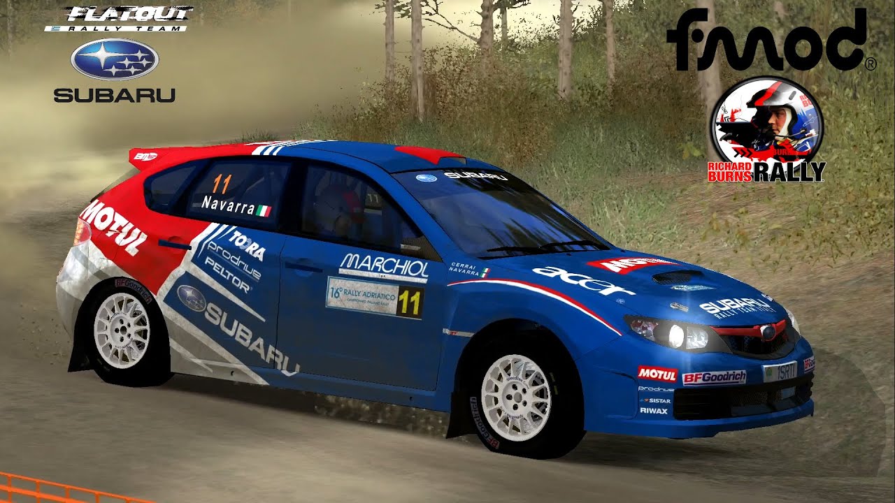Subaru Rally N4 Richard Burns Rally FMOD Subaru Impreza N14 N4 External Sound - YouTube
