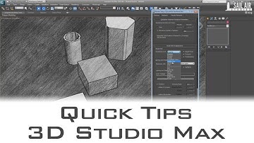 Quick Tips - Stylized Renders Using Quicksilver Hardware Renderer
