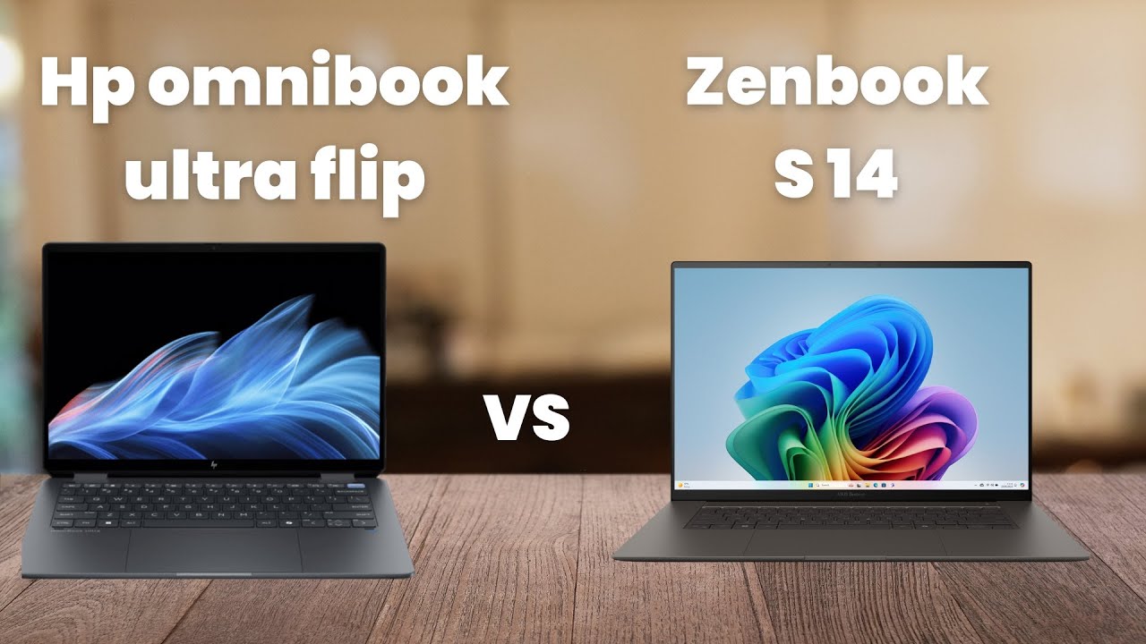HP OmniBook Ultra Flip 14 против Asus Zenbook S 14 UX5406 | Сравнение лучших ультратонких ноутбук...
