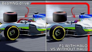TIRE HIT TEST | With Halo Vs Without Halo | BeamNG.drive | Fr17