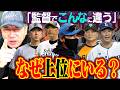 【徹底比較】プロ野球セパの上位チームを分析！なぜ上位の順位なのか？高木豊が感じた「監督の色」の違いとは【プロ野球ニュース】