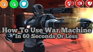 How To Use War Machine MCoC | Armor Break Damage
