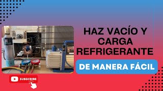 Cómo hacer vacío y cargar refrigerantes en neveras y refris FÁCILMENTE