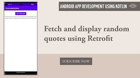 Fetch and display random quotes from quotable external api