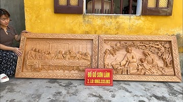 Tranh Bữa tiệc ly và tranh Gia đình thánh gia thất