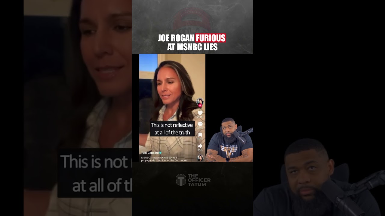 This is actually insane that MSNBC edited video to make it seem like Joe Rogan supports Kamala...