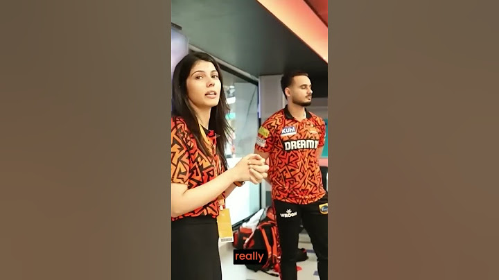 "You' ve made us proud." - Kaviya Maran | SunRisers Hyderabad
