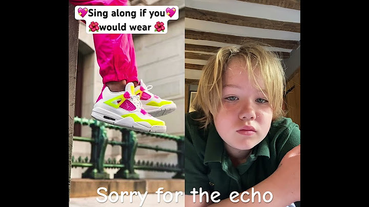 I don’t really like many of these shoes and I also don’t know the song, but I’m sorry for the echo