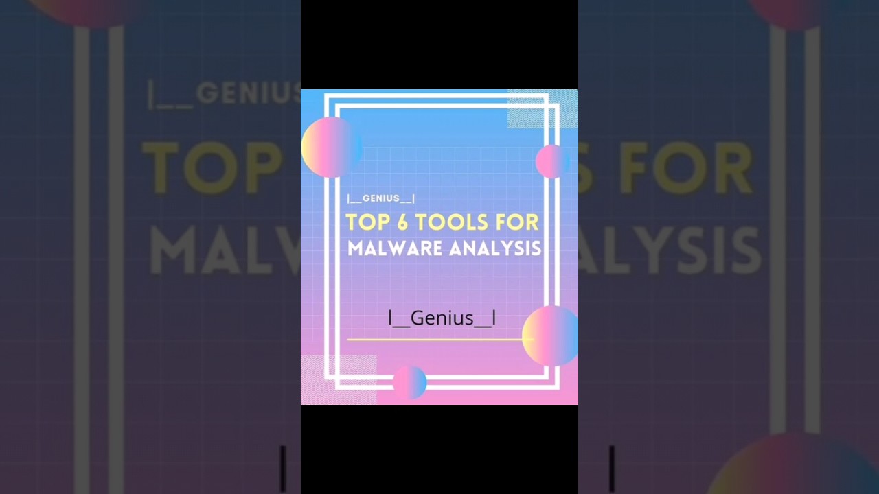 Malware Analysis Tools YOU COULD USE 