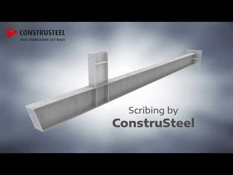 ConstruSteel Scribing for accelerating steel fabrication