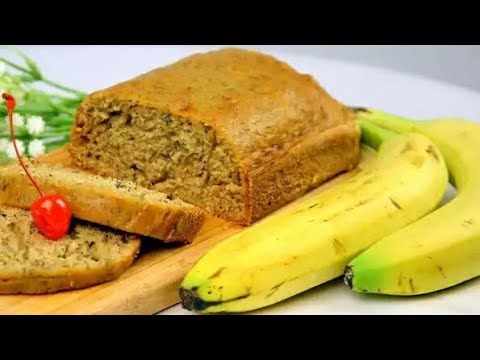 Resipi Mudah & Cara Membuat KEK PISANG SEDAP - YouTube