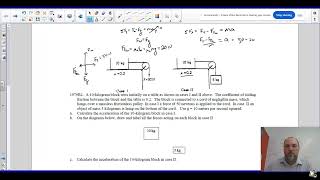 AP Physics B 1979 FRQ#2 Solving Dynamics with Friction: AP Physics Free Response Explained