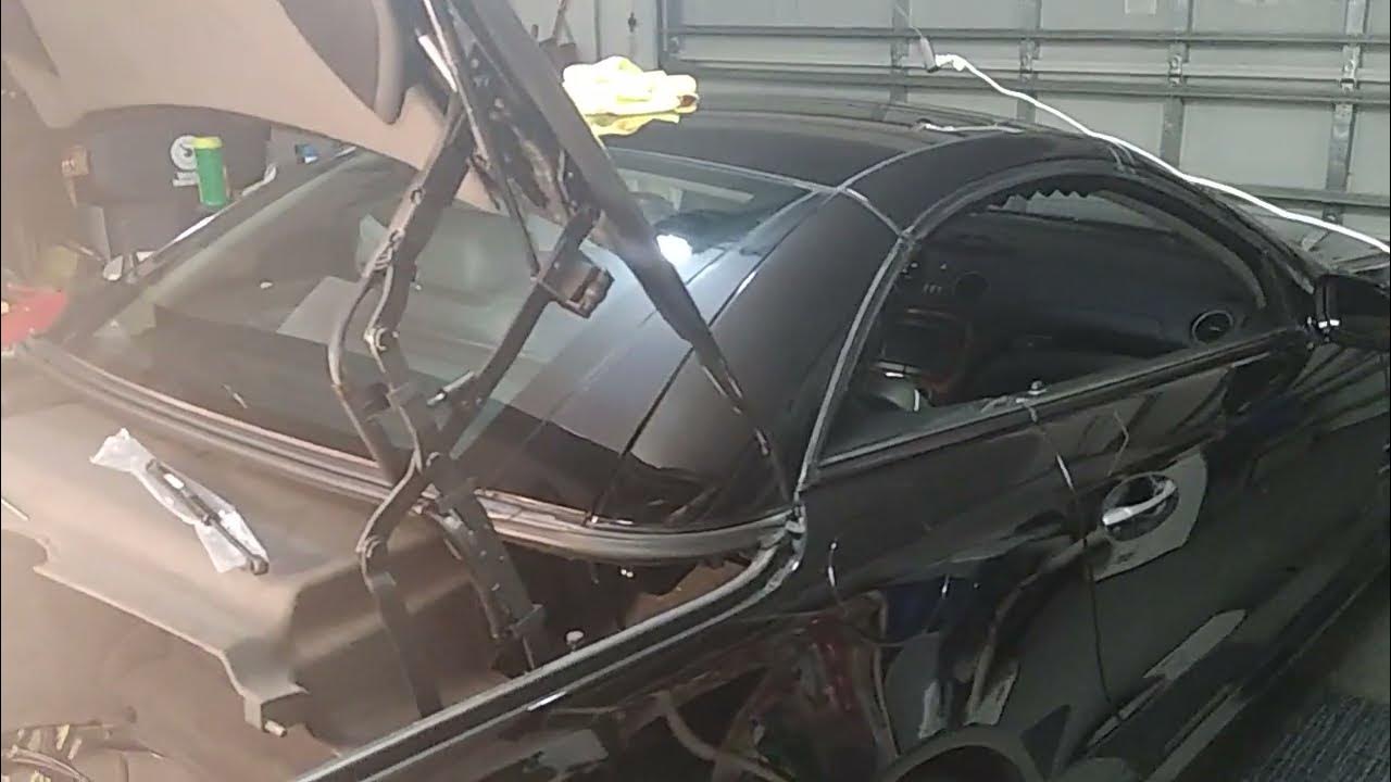 Replacing trunk lid struts on a Mercedes R230 SL500. YouTube