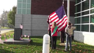 Veterans Day Flag Raising 2015