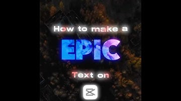 How to make an amazing text with capcut😱🔥: Quick & Easy Tutorial!” #capcut #tutorial #edit #text