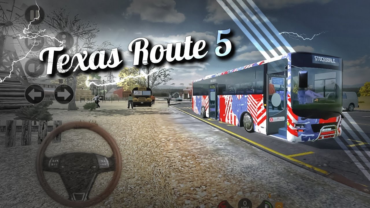 Bus Simulator 2023 | Texas Route 5 | Best bus Gameplay Walkthrough ( Android/IOS ) 