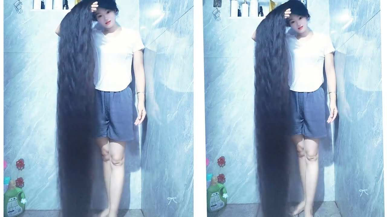 расчешите длинные волосы