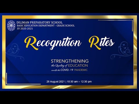 DPS Main - Grade School Virtual Recognition Rites 2021