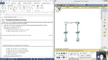 9.4.2.7 Lab - Troubleshooting ACL Configuration and Placement