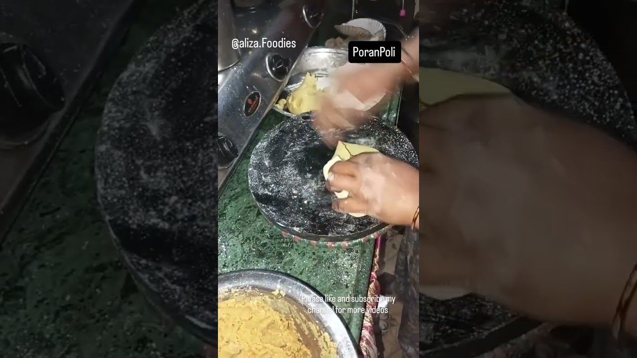 Today Evening making PoranPoli (Sweet Roti)30/11/2024 Saturday 