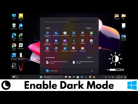 How To Enable & Get Dark Mode in Windows 11 (Dark Theme) | LaptopPC Dark Mode Windows 11