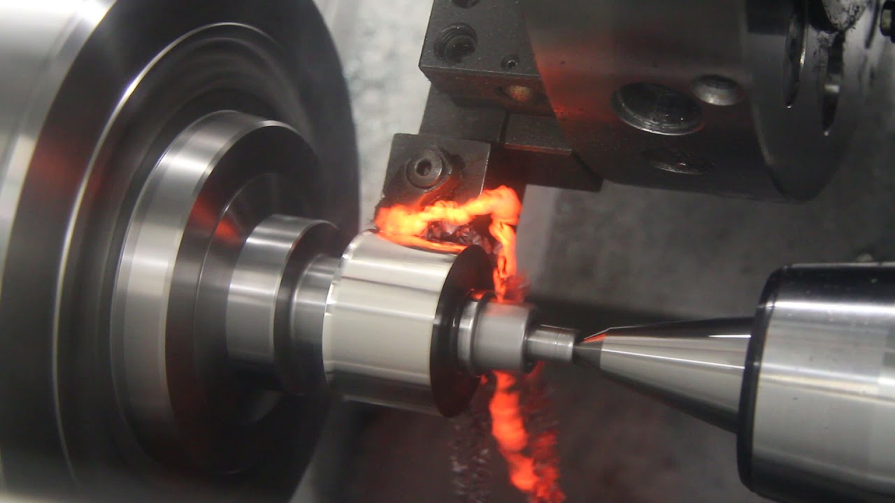 Hartdrehen 60hrc (Rockwell) auf UNITECH Drehmaschine